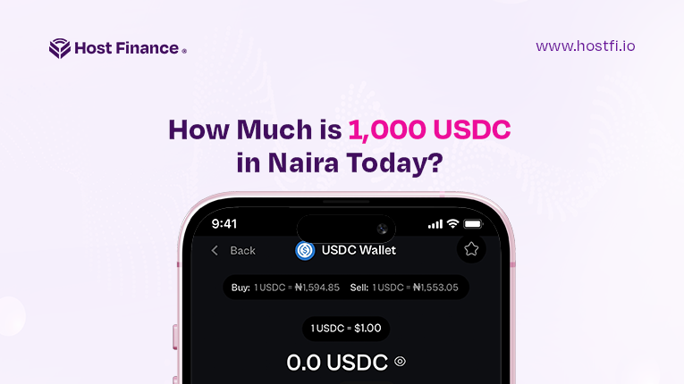 USDC to NGN: How to Convert USD Coin to Nigerian Naira in 2025 with Hostfi