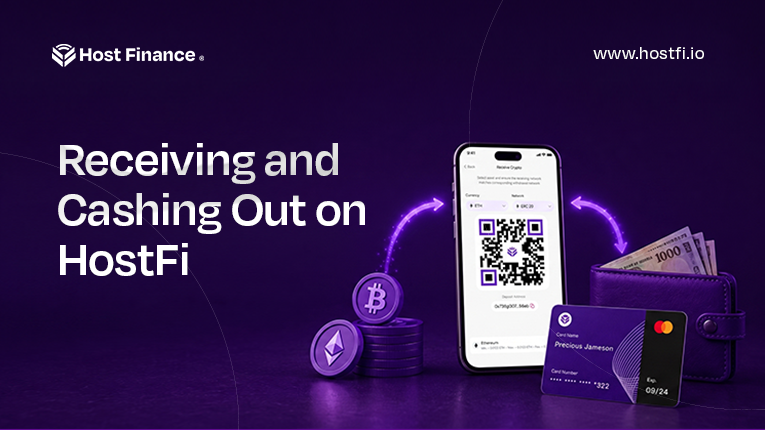 Receiving and Cashing Out On HostFi