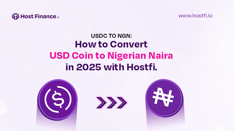 USDC to NGN: How to Convert USD Coin to Nigerian Naira in 2025 with Hostfi
