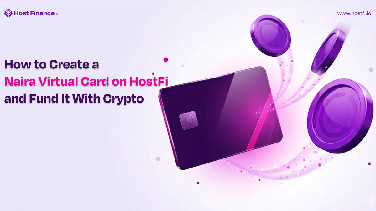 How to Create a Naira Virtual Card on HostFi and Fund It With Crypto