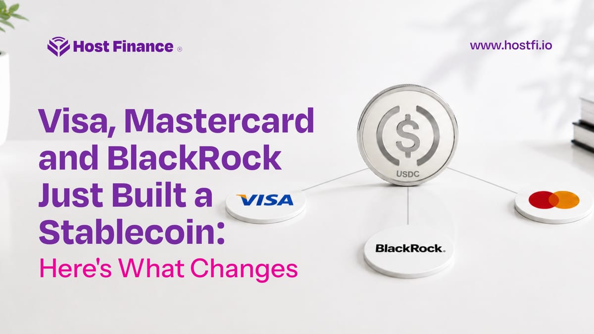Visa, Mastercard and BlackRock Just Built a Stablecoin: Here's What Changes