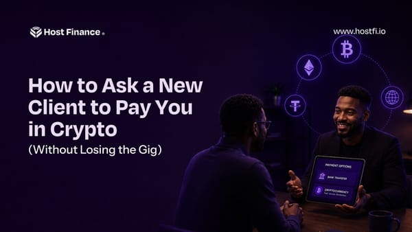 How to Ask a New Client to Pay You in Crypto (Without Losing the Gig)