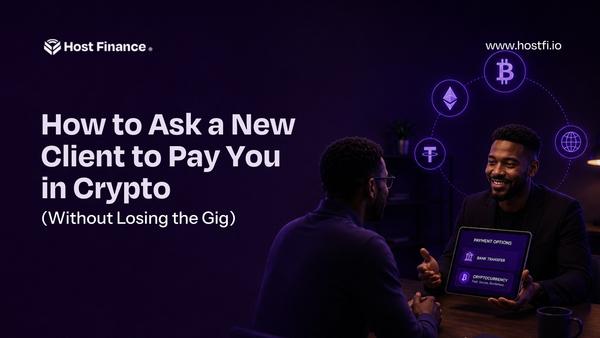 How to Ask a New Client to Pay You in Crypto